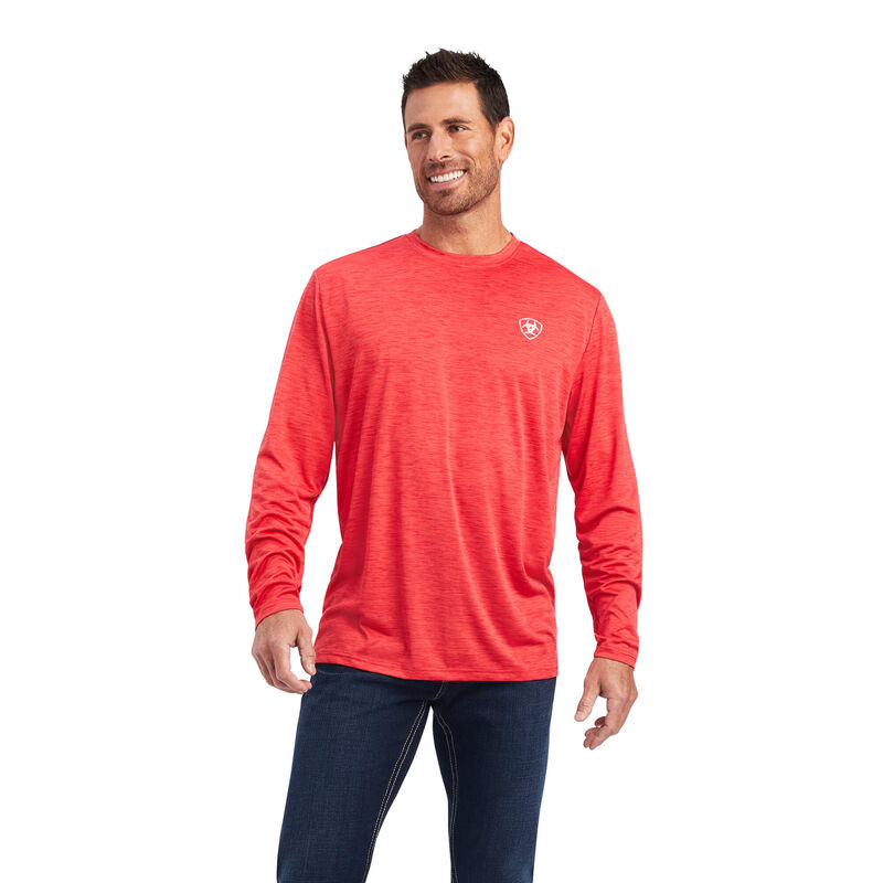 Ariat T-Shirts Herren - Charger 93 Liberty Rot ( GAFNT-6108 )